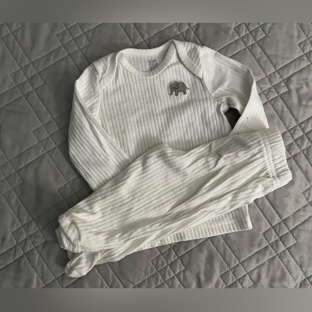 White baby set